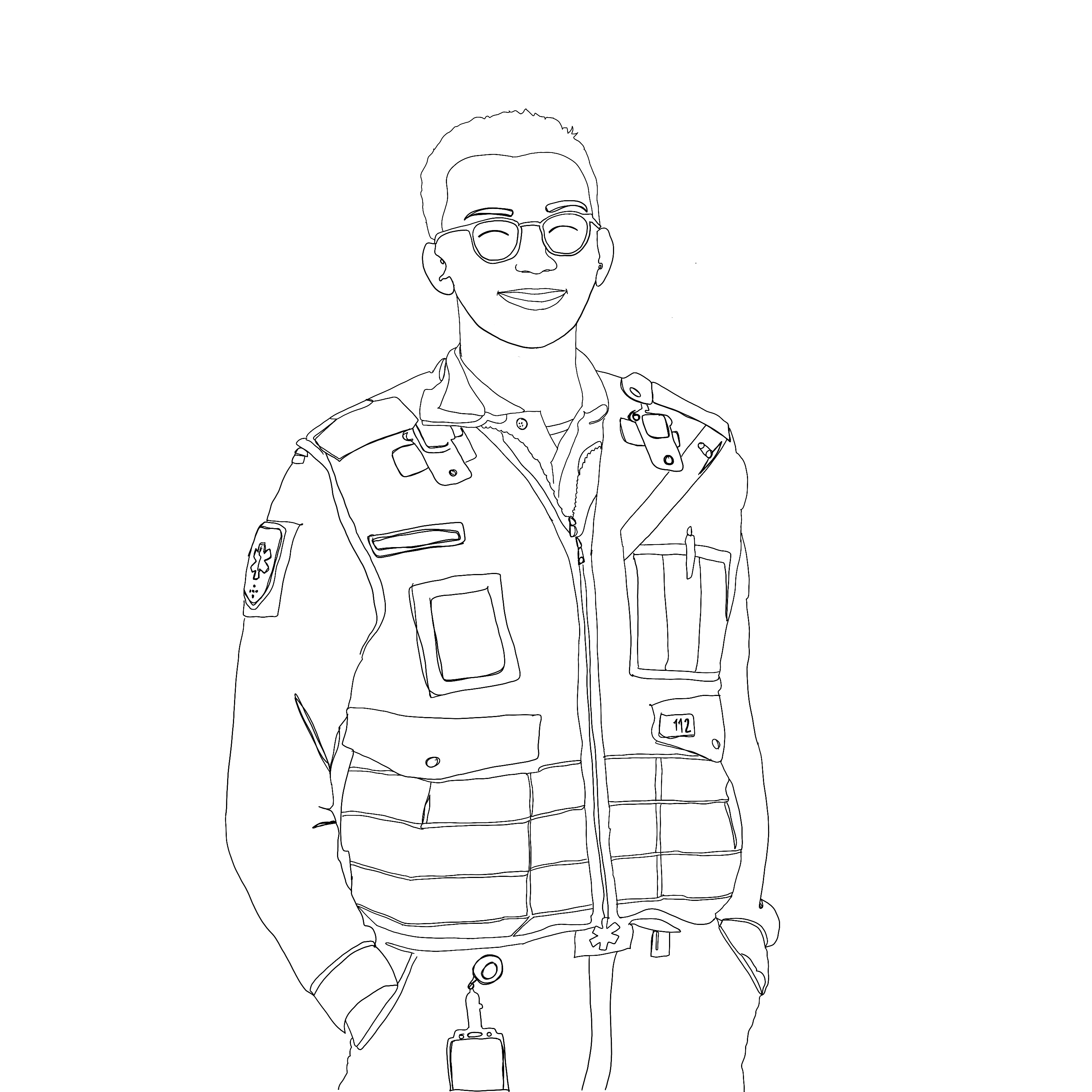 En person med skjegg