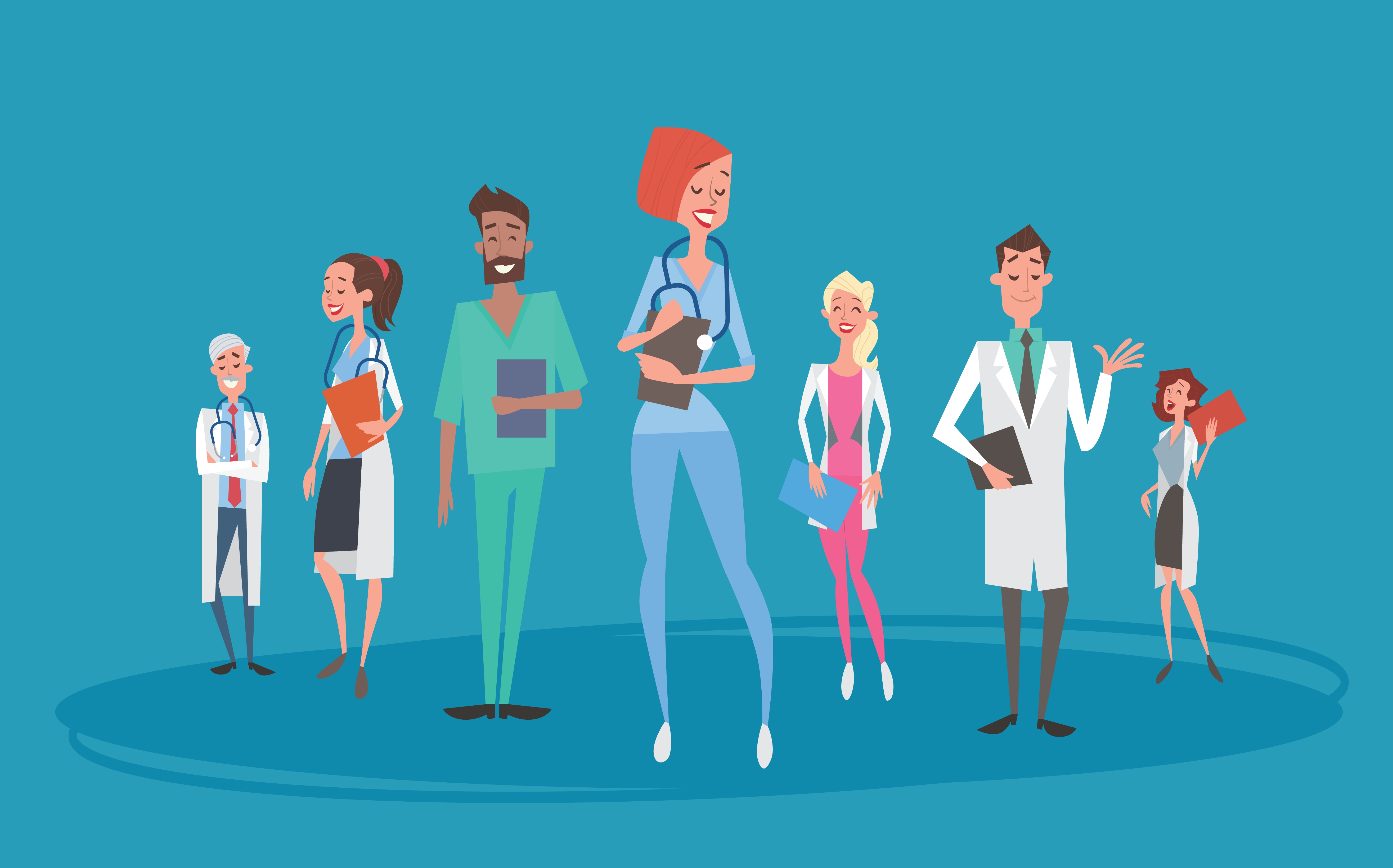 En gruppe mennesker som står på rekke