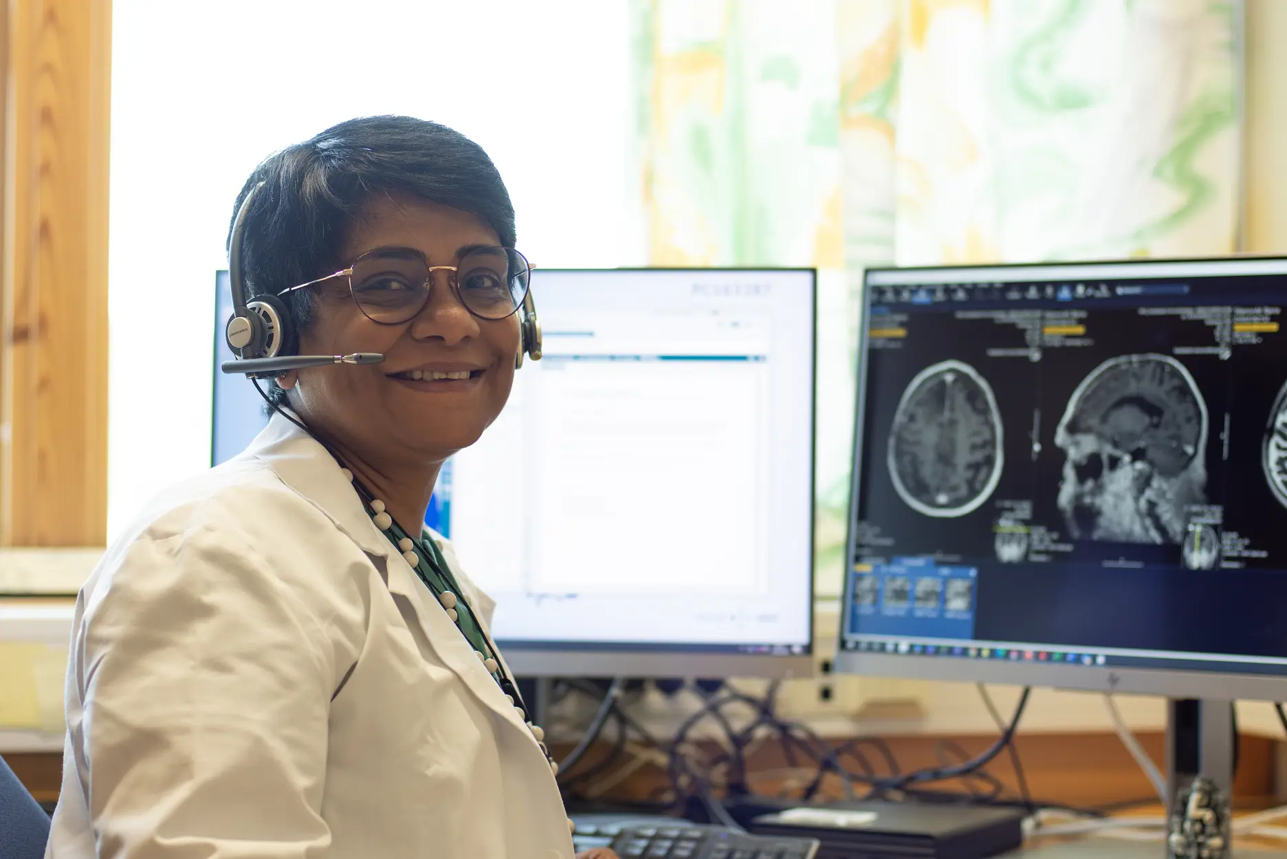 Ruby Mahesparan, avdelingssjef på nevrokirurgisk avdeling på Haukeland universitetssjukehus