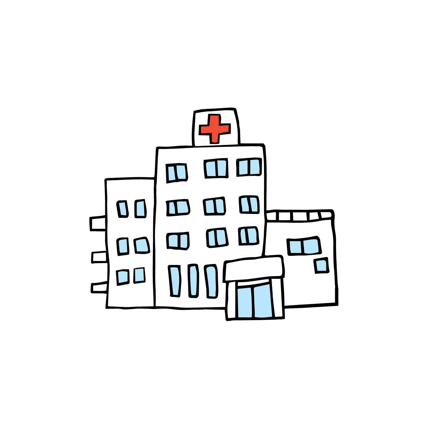 Et tegnet sykehus