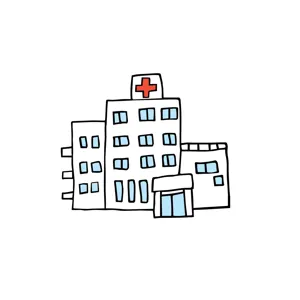 Et tegnet sykehus