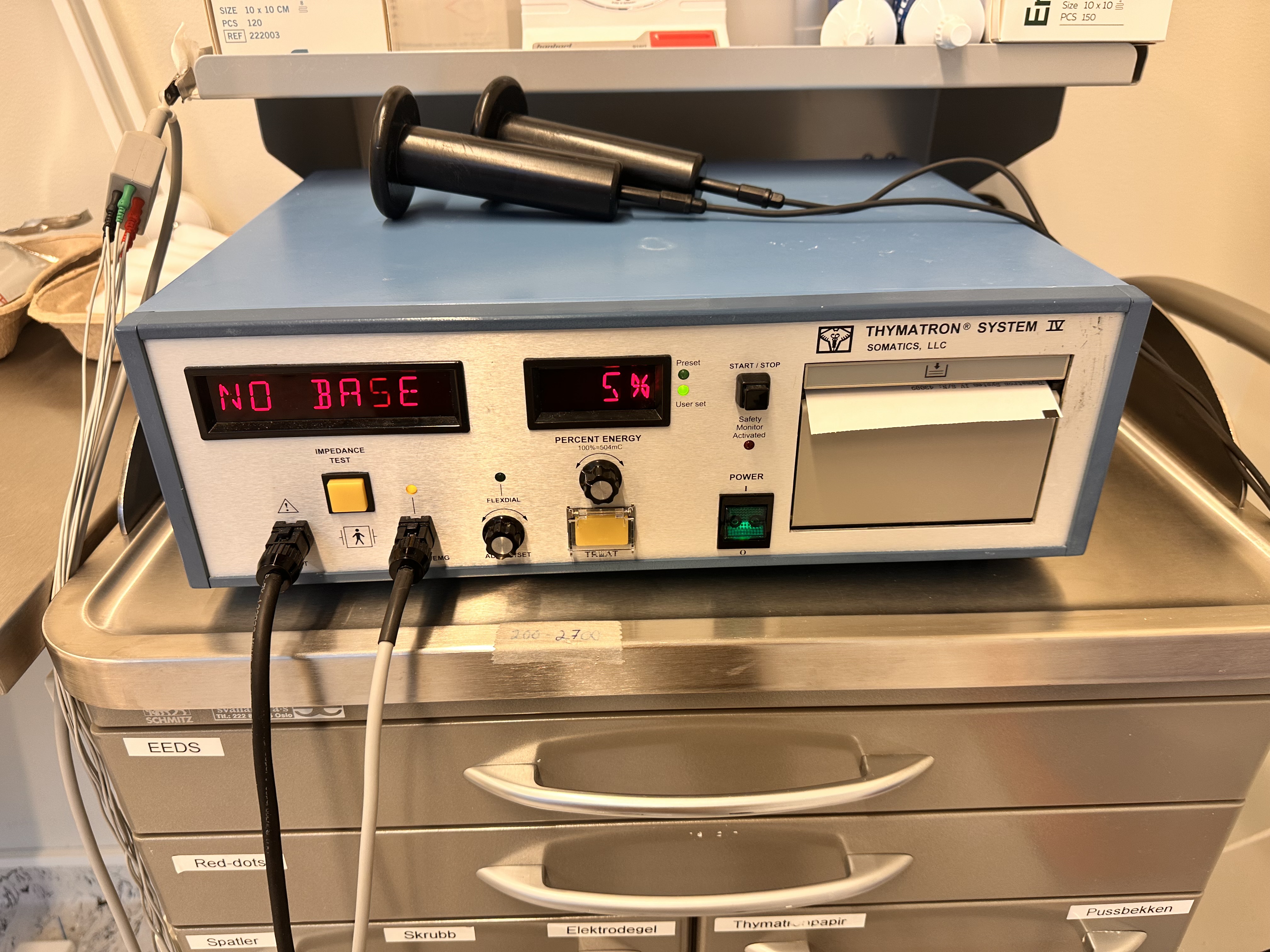 En maskin med skjerm